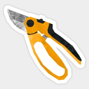 secateurs Sticker